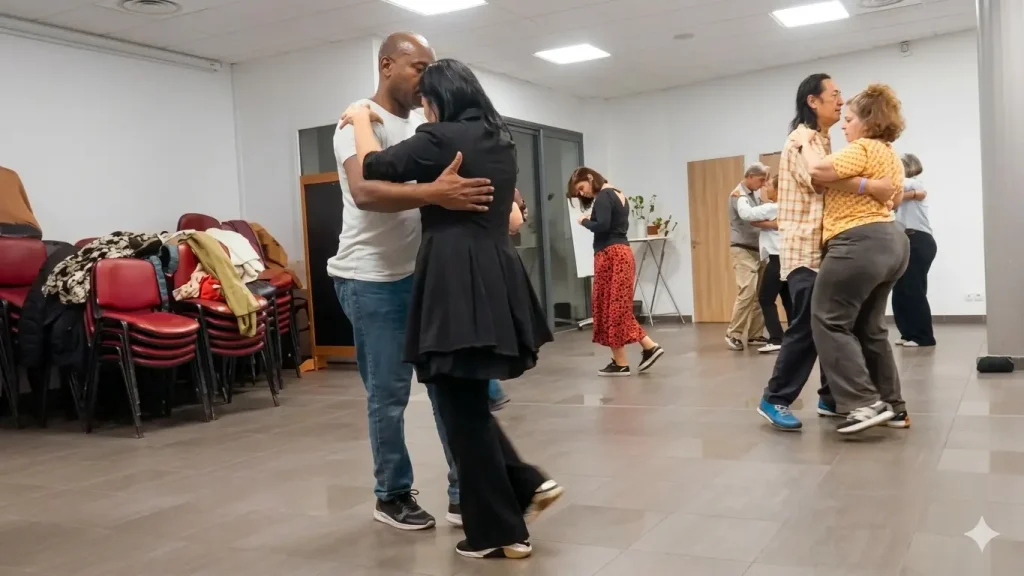 AK – Galerie 1 – Danser ensemble