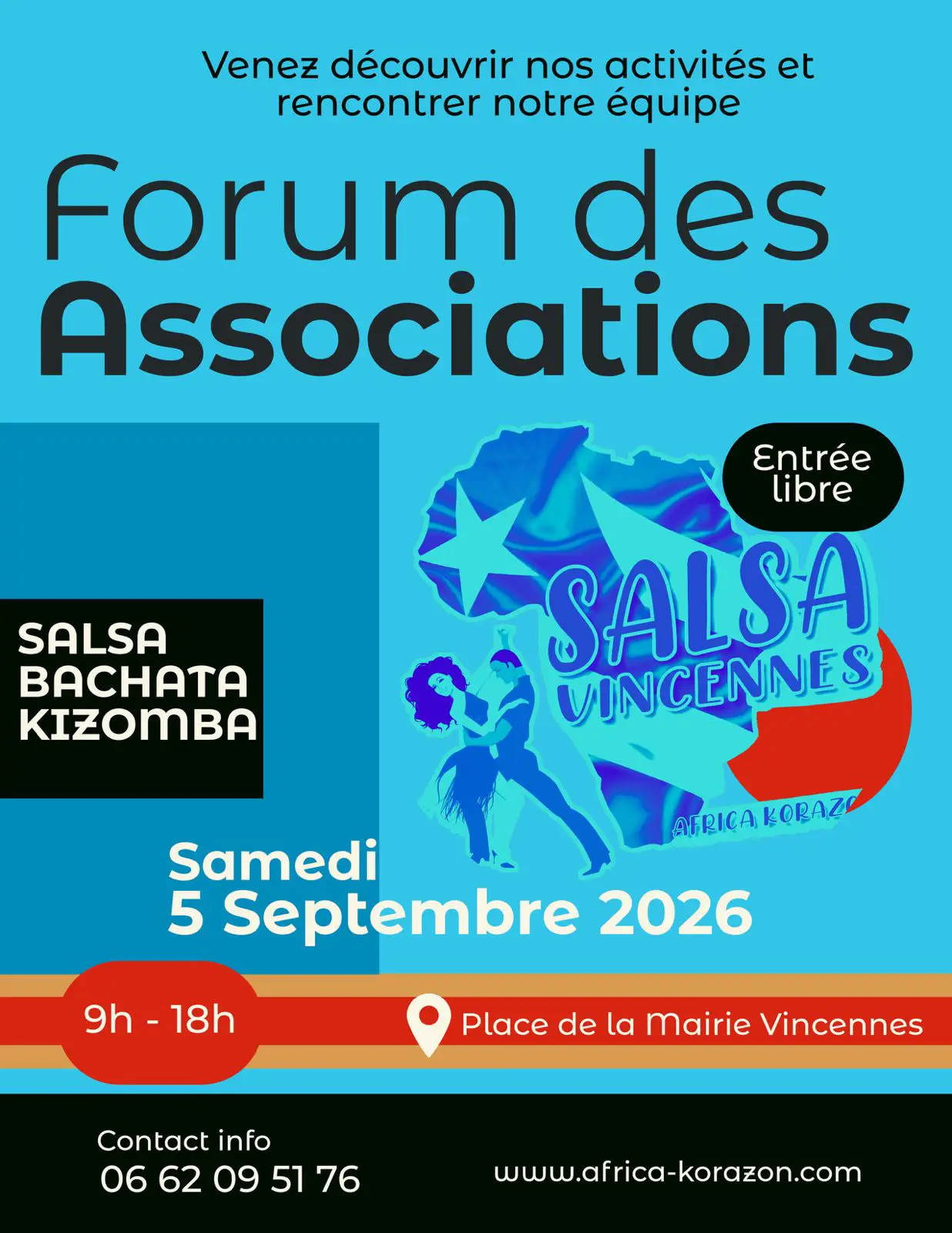 Africa Korazon au Forum des Associations de Vincennes